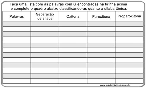 Ortografia G Ou J Atividades 3 Ano