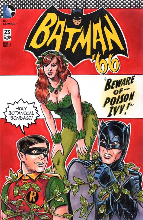Batman And Robin Vs Poison Ivy In Ronald Shepherds Blank