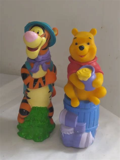 Rare Vintage Disney Winnie The Pooh And Tigger Bubble Bath Bottles