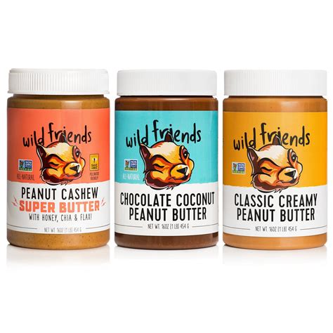 Wild Friends Foods Peanut Butter Natural Peanut Butter Palm Oil Free Products