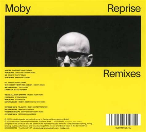 Moby Reprise Remixes Cd Jpc De