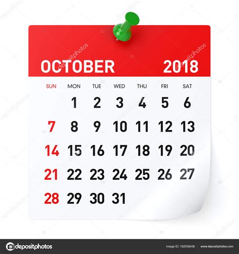 List 95 Pictures October 2018 Calendar Desktop Wallpaper Latest