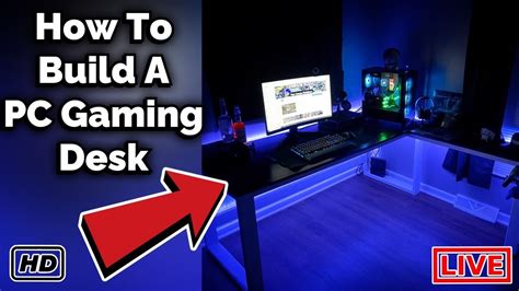How To Build A Pc Gaming Desk Youtube
