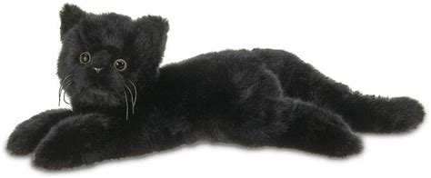 Bearington Plush Stuffed Animal Black Cat Kitten 15 Inches
