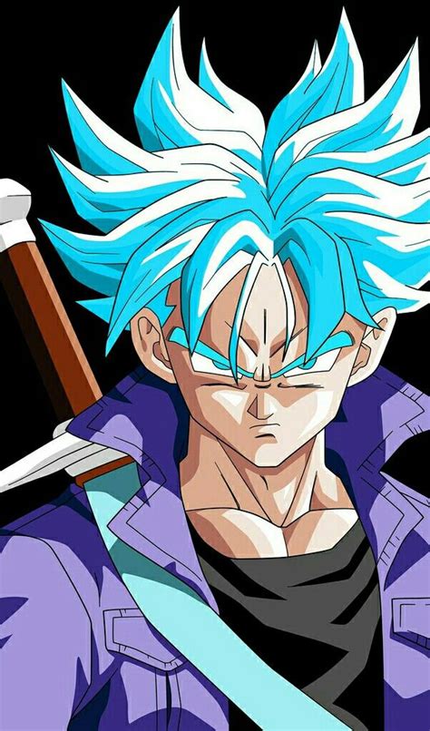 Trunks Ssj Blue Anime Drag Es Goku Desenho