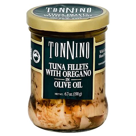 Tonnino Tuna Fillets In Olive Oil With Oregano 67 Oz Pavilions