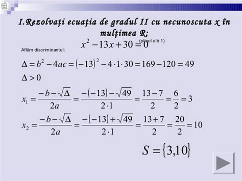 Ecuatii De Gradul 2 Ghytuer