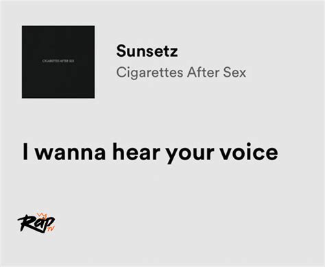 Relatable Iconic Lyrics On Twitter Cigarettes After Sex Sunsetz