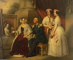 Stampe Di Qualità Del Museo | Ritratto della famiglia di Giuseppe, duca ...