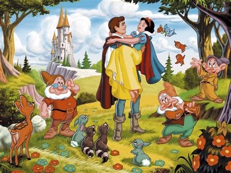 Snow White And The Seven Dwarfs Wallpaper Classic Disney Wallpaper