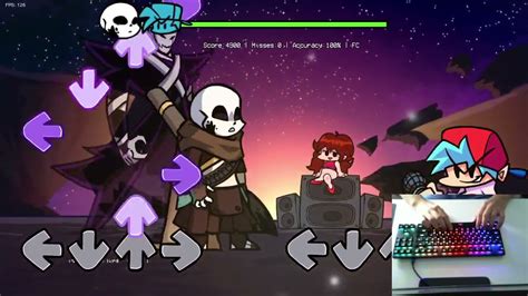 The full week contains everything from previews weeks (overwrite with x chara and inking mistake with ink!sans), and now includes a custom rpg overworld, better charting tools, and a new character: Vs Ink Sans The X event (FNF Mod) - YouTube