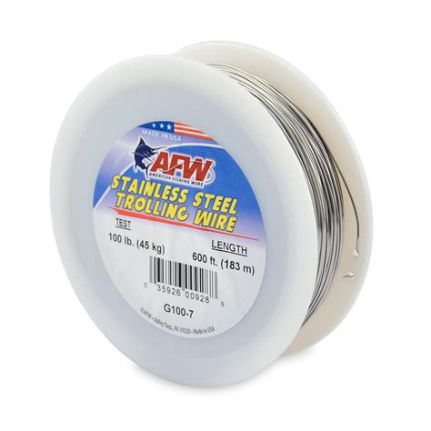 American Fishing Wire Stainless Steel Trolling Wire Single Strand