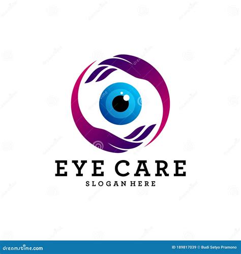 Creative Care Eye Concept Logo Design Template Eye Care Logo Design