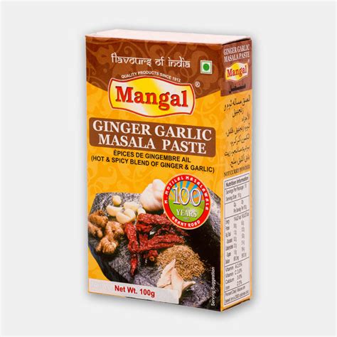 Ginger Garlic Paste Indian Spices Recipe Mangal Masala