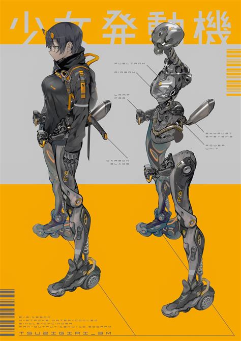 Afkuro On Twitter Character Design Robot Concept Art Cyberpunk