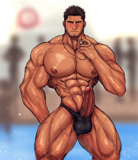 Rule 34 1boy Abs Bara Blush Coach Erection Large Penis Looking At
