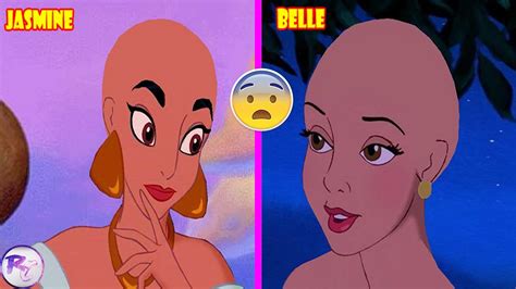 What If Disney Princesses Were Bald Youtube