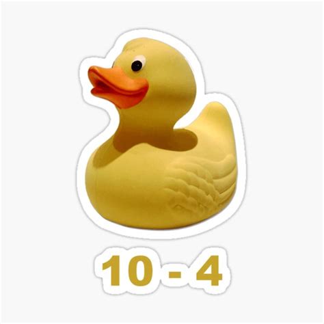 Rubber Duck 10 4 Convoy Sticker For Sale By 2007bc Redbubble