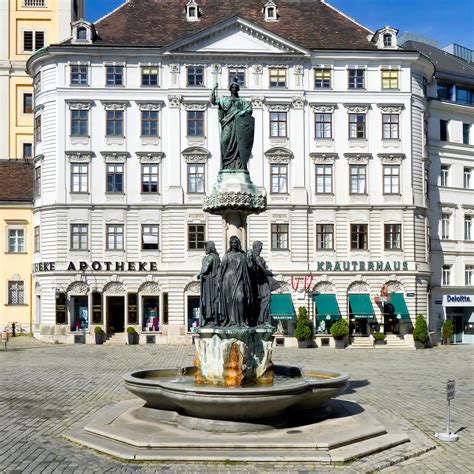 무료 이미지 건축물 궁전 시티 도시의 기념물 도심 동상 큰 광장 경계표 정면 관광 여행 수로 오스트리아