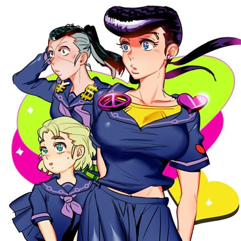 Okayasu Koichi And Josuke Genderbend Jojos Bizarre Adventure