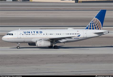N845ua United Airlines Airbus A319 131 Photo By Thom Luttenberg Id