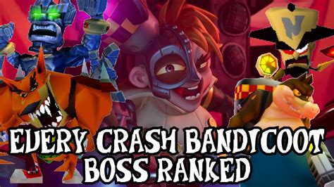 Every Crash Bandicoot Boss Ranked Youtube