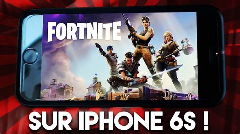 Fortnite Sur Iphone 6s Mon Experience Youtube