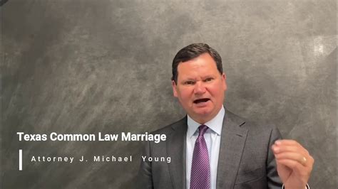 Texas Common Law Marriage Proving The Elements Youtube
