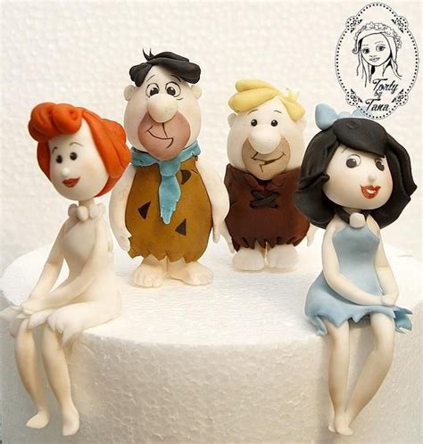 Yabba Dabba Doo Cartoon Cake Character Cupcakes Birthday Cake Kids
