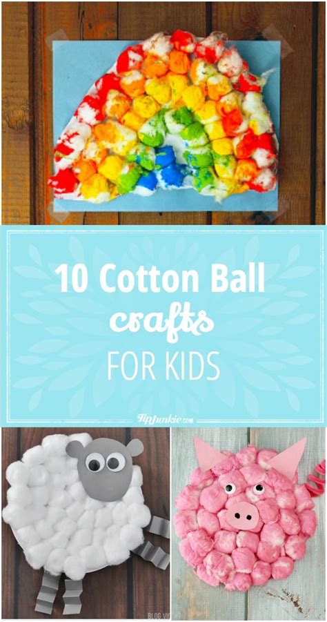 11 Cotton Ball Crafts For Kids Cotton Ball Crafts Kid Friendly