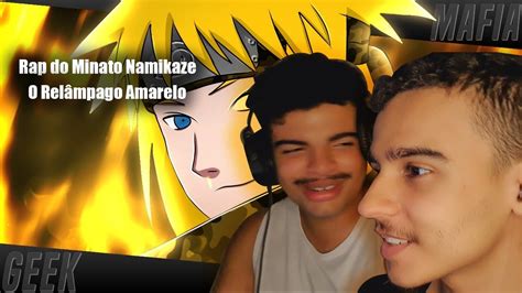 React Rap Do Minato Namikaze ⚡ Naruto O Relâmpago Amarelo Geek