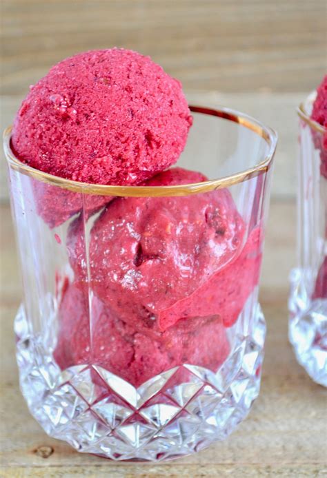Triple Berry No Added Sugar Sorbet Measuring Cups Optional