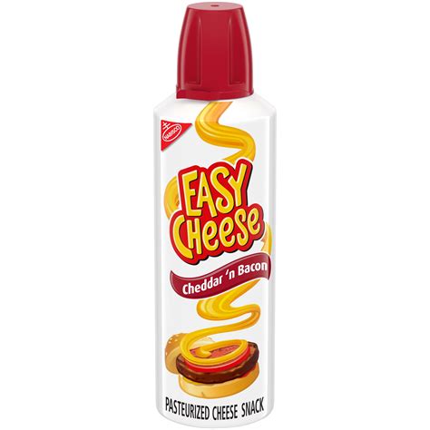 Easy Cheese Cheddar N Bacon Cheese Snack 1 Can 8z Walmart Inventory Checker Brickseek