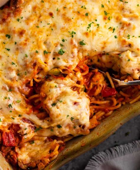 Baked Spaghetti The Cozy Cook