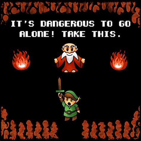 Its Dangerous To Go Alone By Likelikes On Deviantart