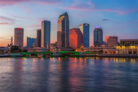 Tampa Sunrise And Night Matthew Paulson Photography