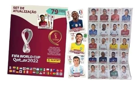 kit atualização figurinhas copa mundo 2022 panini original frete grátis