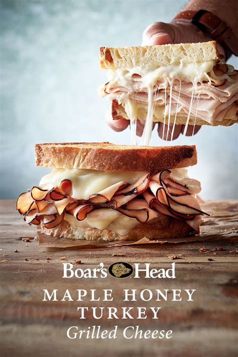 Maple Honey Turkey Grilled Cheese Recipe Boar S Head Recipe