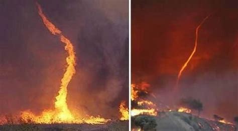 Fire Tornado Actually Occur But Are Rarely Captured On