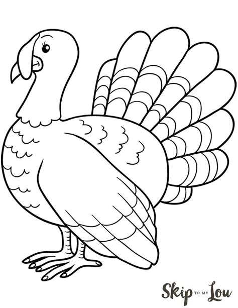 Turkey Coloring Pages | Turkey coloring pages, Thanksgiving coloring pages, Turkey coloring page