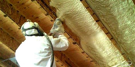 Spray foam insulation is a form of polyurethane that is mixed on site then sprayed into the space between floor, wall and ceiling joists. - Summit Insulation
