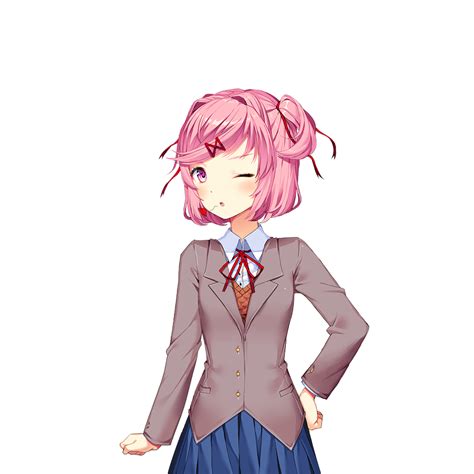 Natsuki Blow You A Kiss Will You Share Cupcake With Her Rddlc