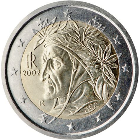 Italy 2 Euro Coin 2002 Euro Coinstv The Online Eurocoins Catalogue