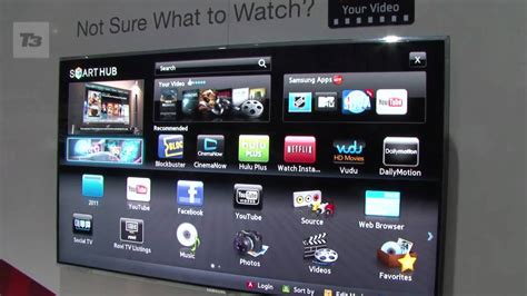 Stream live tv and on demand entertainment with watchtv from at&t. Samsung Smart TV hands-on - YouTube
