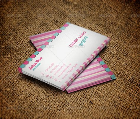 Such as 'smart & final.' edie on october 23, 2015: Candy Business Card by OWPictures | GraphicRiver