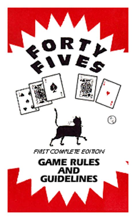 Up to 8 players can play 25 or 45s at the same table as individuals or as teams!. 45s Book