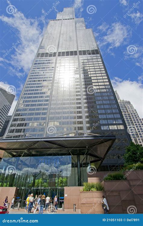 Willis Tower Sky Deck Entrance Editorial Stock Photo Image Of Women