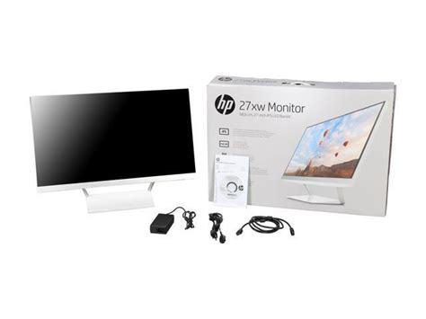 Hp Pavilion 27xw H Silver White 27 Ips 8ms Ultra Wide Frameless Lcd