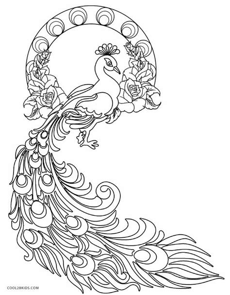 Peacocks are beautiful birds and an awesome coloring subject. Printable Peacock Coloring Pages For Kids | Cool2bKids