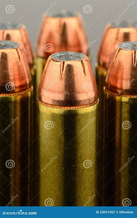 Large Handgun Bullet Stock Image Image Of Lead Shot 23031957